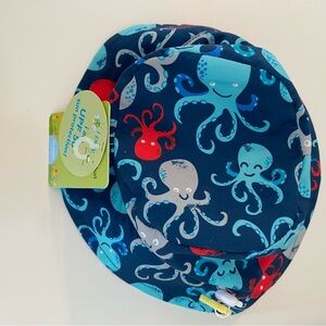 Kids Octopus Print Sun Hat